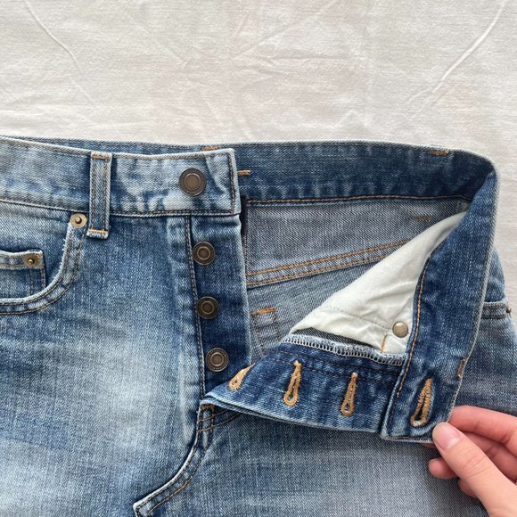 Saint Laurent (YSL), Denim Skirt - Picture 6 of 11